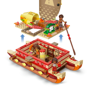 Lego Disney Princess Moana’s Adventure Canoe 43270